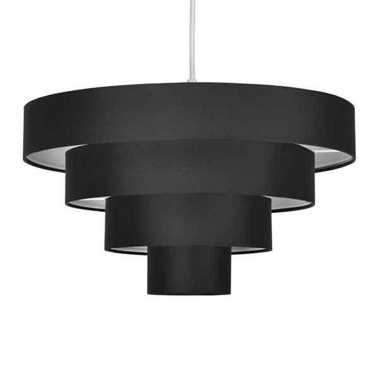 Nevada 4 Tiered Pendant Black - Comet Lighting