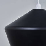 Otis Angled Metal Matt Black NE Ceiling Shade - Comet Lighting