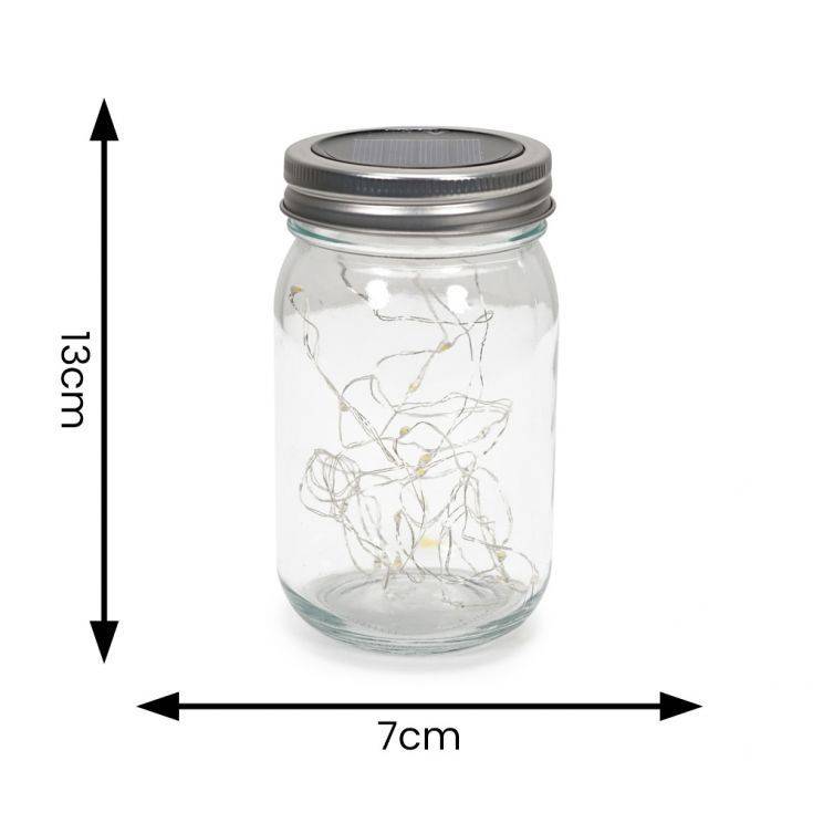 Pack Of 2 Jars With Solar Powered Fairy Lights - Comet Lighting