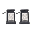 Pack Of 2 Solar Powered Table Lantern With Fairy String Lights - Comet Lighting