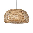 Perugia Natural Bamboo Domed Shade - Comet Lighting