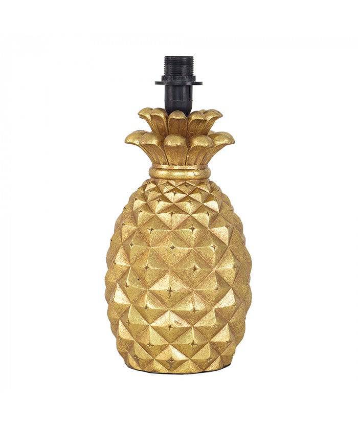 Pineapple Table Lamp Gold - Comet Lighting