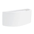 Planter White Glaze Wall Light - Comet Lighting