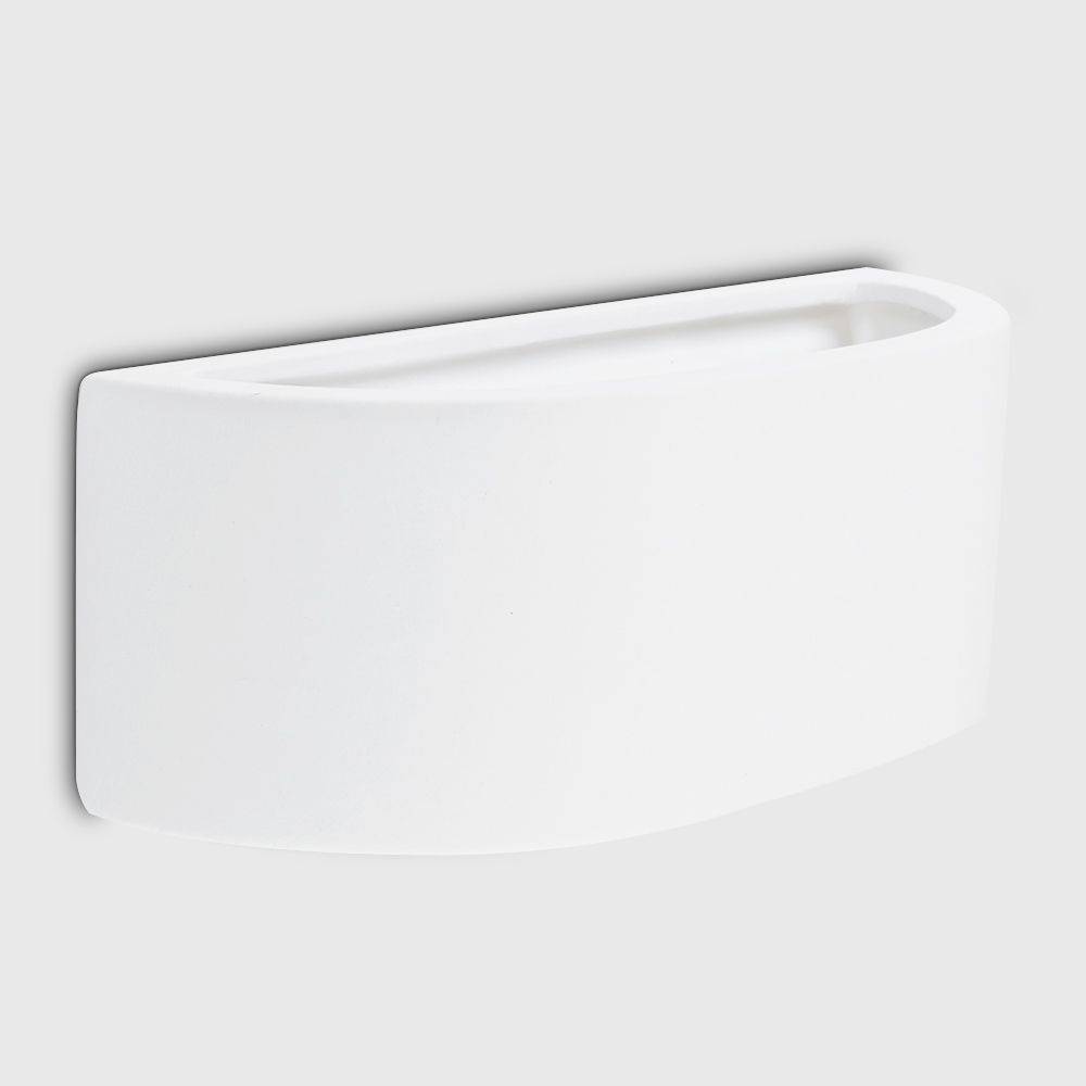 Planter White Glaze Wall Light - Comet Lighting