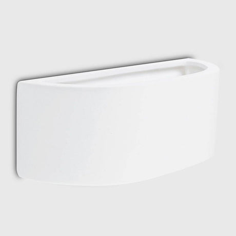 Planter White Glaze Wall Light - Comet Lighting