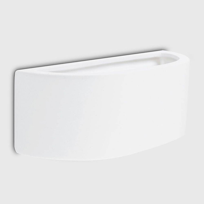 Planter White Glaze Wall Light - Comet Lighting