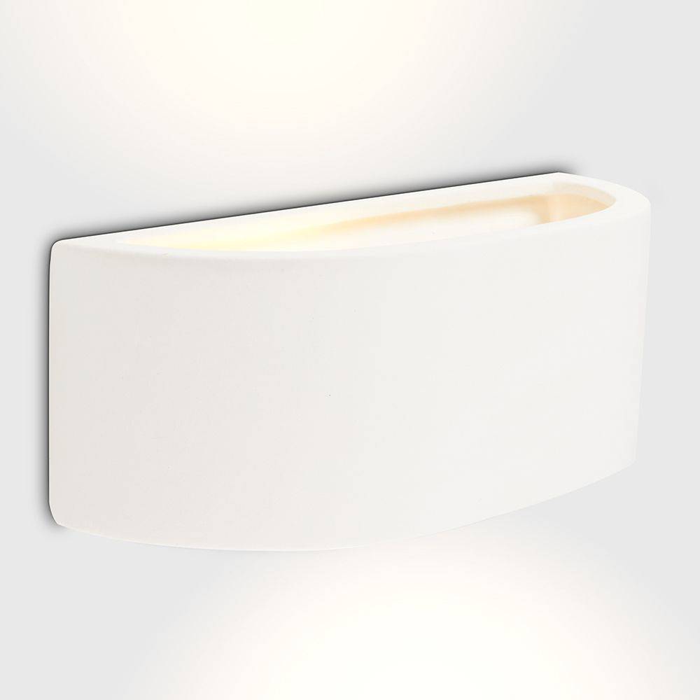 Planter White Glaze Wall Light - Comet Lighting