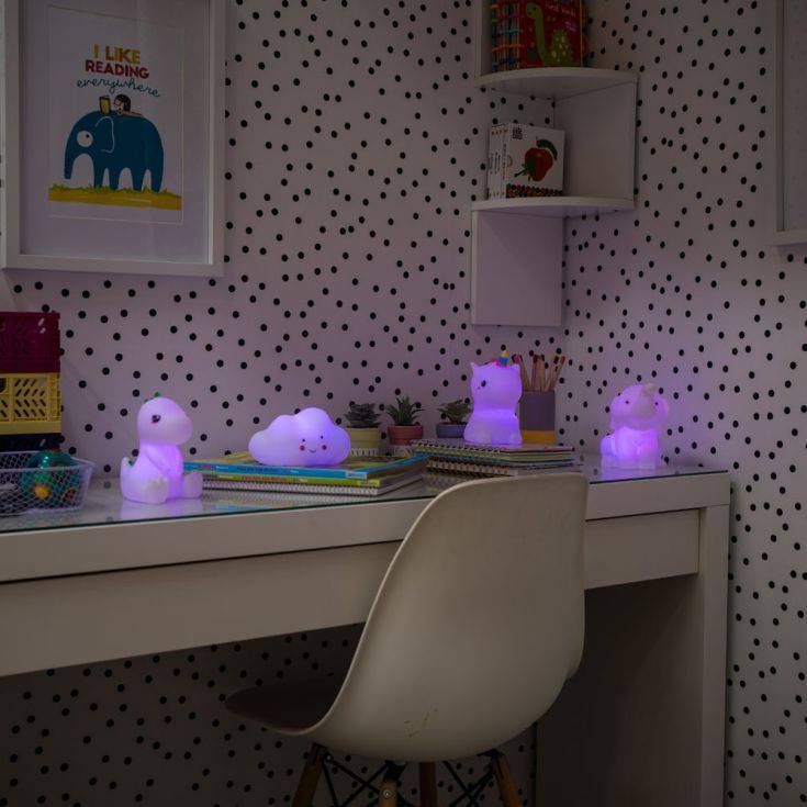 Plastic Dinosaur RGB LED Light With Remote Control - Comet Lighting