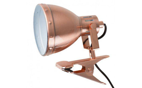 Portishead Satin Copper Clip Spotlight - Comet Lighting