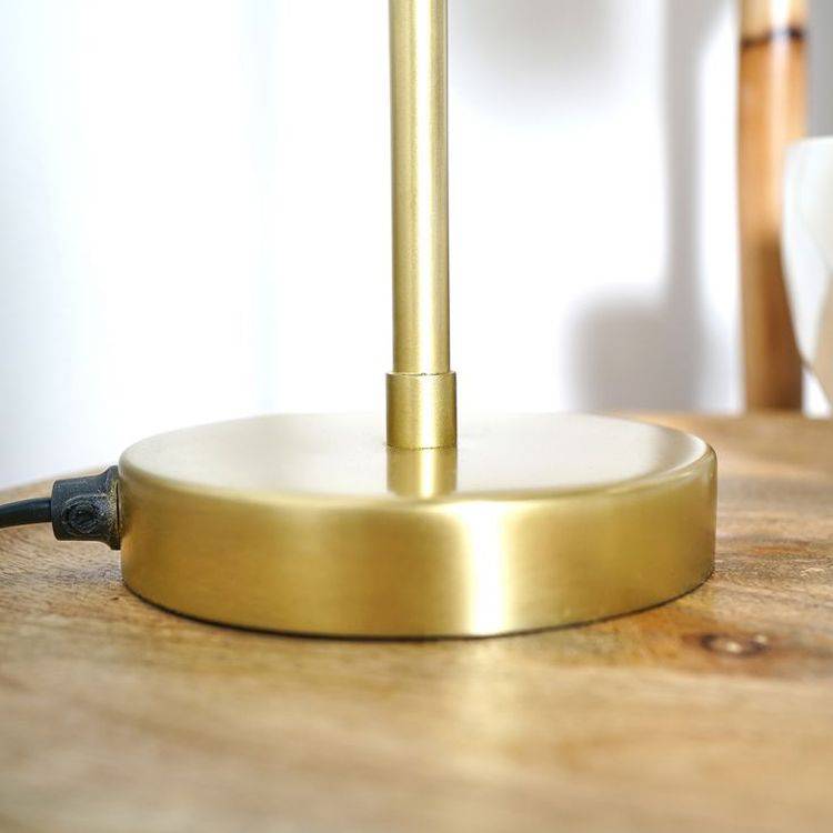 Ranga Industrial Gold Table Lamp - Comet Lighting