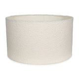 Reni Large Boucle Shade In Cream - Comet Lighting