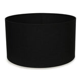 Reni Large Drum Shade In Black - Comet Lighting