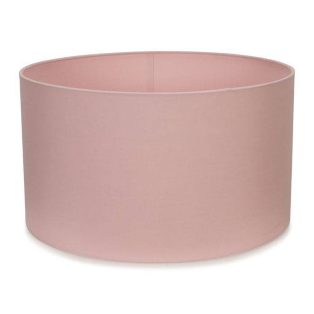 Reni Large Drum Shade In Blush - Comet Lighting