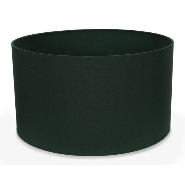 Reni Large Drum Shade In Forest Green - Comet Lighting