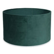 Reni Large Velvet Shade In Forest Green - Comet Lighting