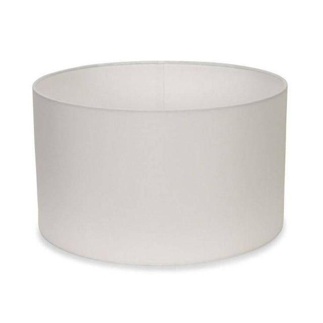 Reni Medium Drum Shade In White - Comet Lighting