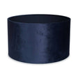 Reni Medium Velvet Shade In Navy - Comet Lighting