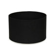 Reni Small Drum Shade In Black - Comet Lighting