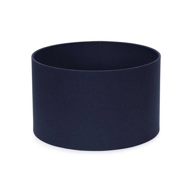 Reni Small Drum Shade In Navy - Comet Lighting