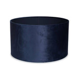 Reni Small Velvet Shade In Navy - Comet Lighting