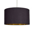 Reni XL NE Pendant Drum Shade Black & Gold Inner - Comet Lighting