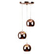 Retro Eyeball 3 Light Droplet Copper - Comet Lighting