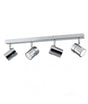 Rosie 4 Way Straight Bar Spot Light Chrome - Comet Lighting