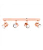 Rosie 4 Way Straight Bar Spotlight Copper - Comet Lighting