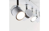 Rosie 6 Way Eyeball Spotlight Bar in White and Chrome - Comet Lighting