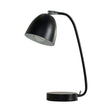 Rowarth Matt Black Table Lamp - Comet Lighting