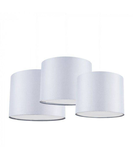 Set Of 3 Torbery Nesting NE Pendants With Diffusers Grey - Comet Lighting