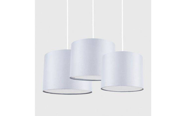 Set Of 3 Torbery Nesting NE Pendants With Diffusers Grey - Comet Lighting