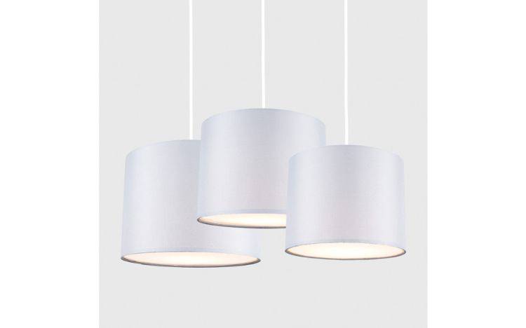 Set Of 3 Torbery Nesting NE Pendants With Diffusers Grey - Comet Lighting