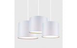 Set Of 3 Torbery Nesting NE Pendants With Diffusers Grey - Comet Lighting