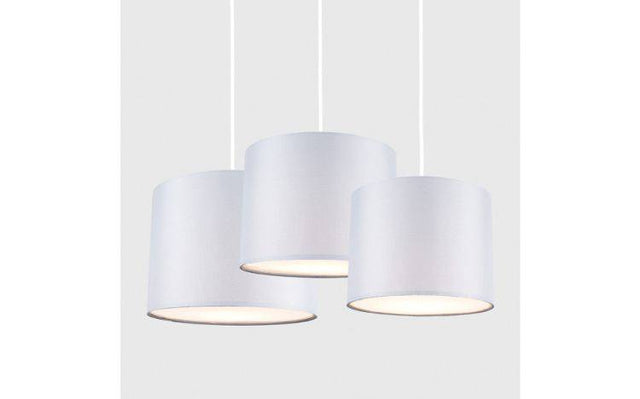 Set Of 3 Torbery Nesting NE Pendants With Diffusers Grey - Comet Lighting