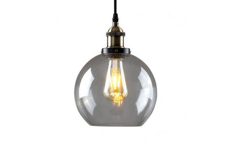 Sheridan Steampunk Electric Pendant Glass Shade - Comet Lighting