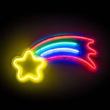 Shooting Star Neon Style LED Wall Light - Comet Lighting