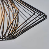 Sinat Black Wire Frame Pendant Shade - Comet Lighting