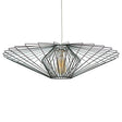 Sinat XL Black Wire Pendant Ceiling Shade - Comet Lighting