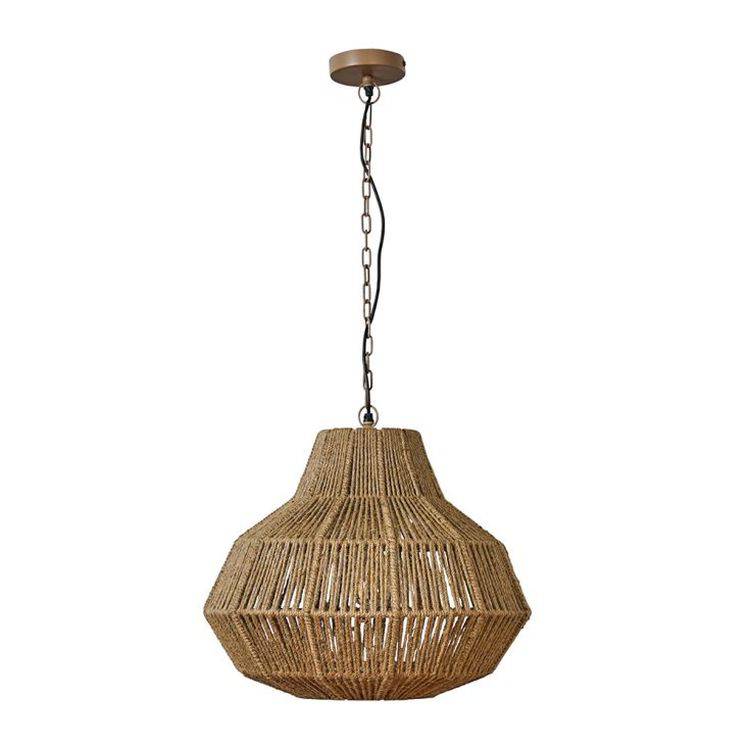 Tatami Giant Jute Pendant Ceiling Light - Comet Lighting