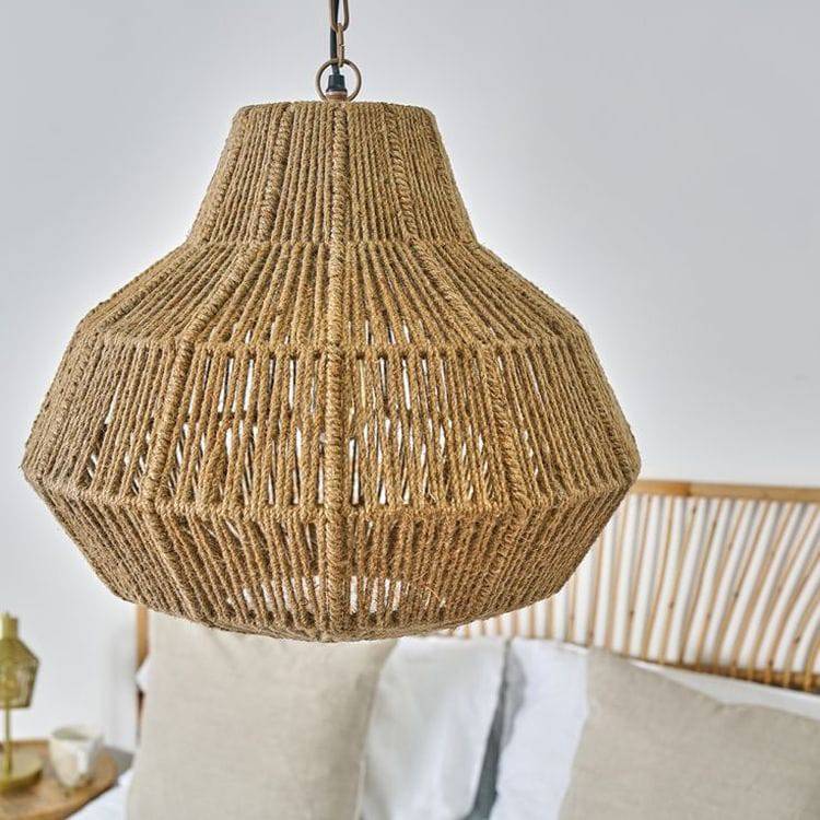 Tatami Giant Jute Pendant Ceiling Light - Comet Lighting