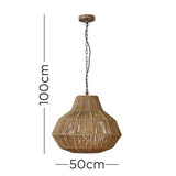 Tatami Giant Jute Pendant Ceiling Light - Comet Lighting