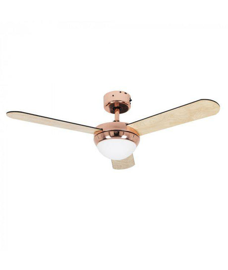 Taurus Copper 42 Ceiling Fan With Remote Control - Comet Lighting