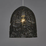 Tethra Black Rope Bird Cage Pendant Shade - Comet Lighting