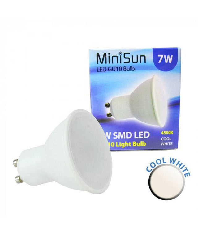 Thermal Plastic 7w GU10 4500K - Comet Lighting