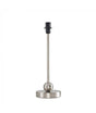 Theydon Satin Nickel Stem & Ball Table Lamp (BASE ONLY) - Comet Lighting