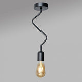 Tralles Matt Black Ceiling Light - Comet Lighting