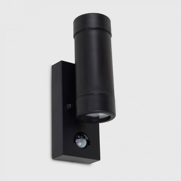 Trenley IP44 Up Down Wall Light with PIR - Comet Lighting