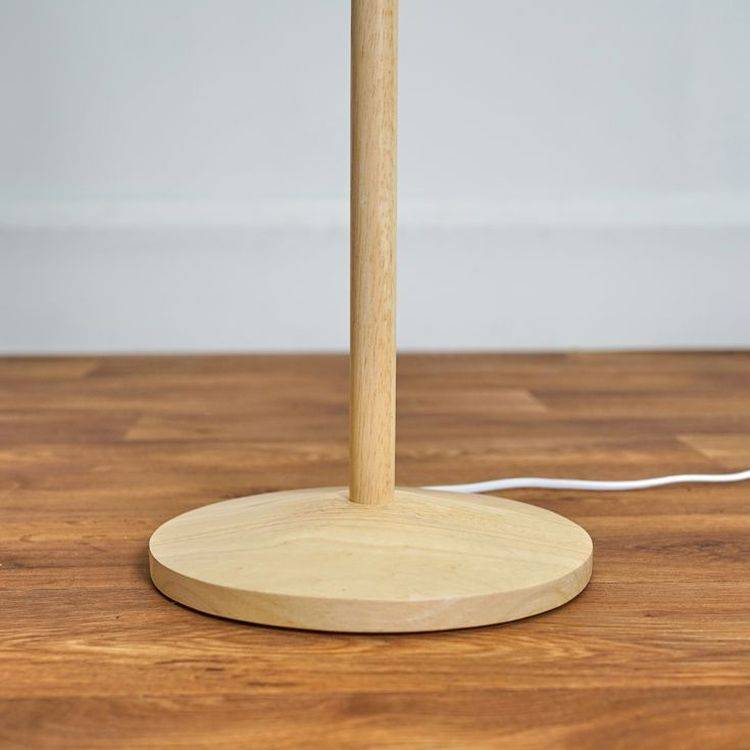 Triston Natural Light Wood Floor Lamp - Comet Lighting