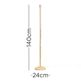 Triston Natural Light Wood Floor Lamp - Comet Lighting